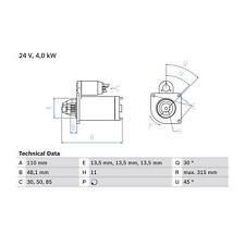 Cashback bosch starter for sale  BIRMINGHAM