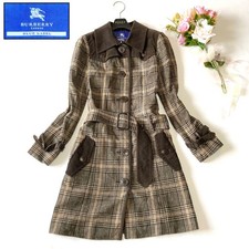 Trench coat feminino marrom estampa xadrez BURBERRY BLUE LABEL tamanho 38/EUA:S autêntico comprar usado  Enviando para Brazil