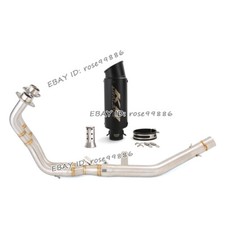 Usado, Silenciadores deslizantes pretos tubo de escape dianteiro para Honda CBR500R CB500F CB500X 2013-2024 comprar usado  Enviando para Brazil