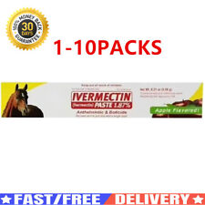1-10X Paste Horse Dewormer- Apple Flavor Exp 2/2028 Anthelmintic & Boticide.,.` comprar usado  Enviando para Brazil