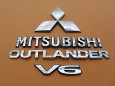 07 08 09 10 11 12 13 MITSUBISHI OUTLANDER V6 EMBLEMA TRASEIRO LOGOTIPO EMBLEMA PLACA A45311, usado comprar usado  Enviando para Brazil