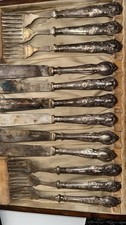 Fischbesteck 6personen silber gebraucht kaufen  Feucht