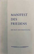 Manifest friedens ruf gebraucht kaufen  Klettgau