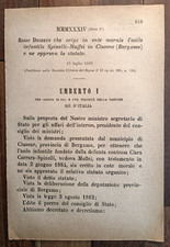 Clusone 1888 regio usato  Italia