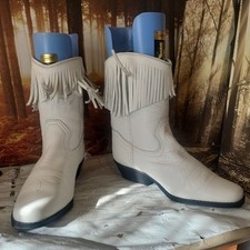 Womens white leather for sale  LEAMINGTON SPA
