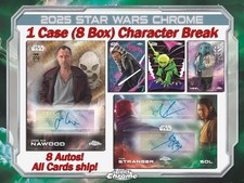 Qui-Gon Jinn 2025 Topps STAR WARS CHROME 1 Estojo (8 Caixas) Break #2 comprar usado  Enviando para Brazil