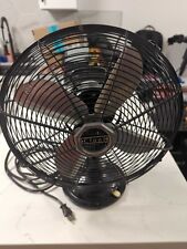Ventilador oscilante industrial preto CINNI vintage 13" elétrico 3 velocidades meados do século comprar usado  Enviando para Brazil