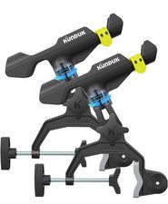 Usado, Suporte de vara de pesca ajustável para barco, equipamento de pesca atualizado rotação de botão 360° comprar usado  Enviando para Brazil