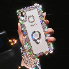 Novo Bling Brilhante Diamante Suporte de Cristal Capa de Telefone e Anel Suporte e Alça # comprar usado  Enviando para Brazil