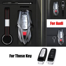 Capa chaveiro de carro liga de zinco TPU para Audi A3 A4 A6 A7 A8 S5 S6 S7 Q3 Q5 R8 comprar usado  Enviando para Brazil