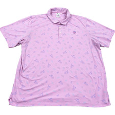 Camisa polo masculina Puma Arnald Palmer desempenho rosa XXL estampa limonada golfe adulto comprar usado  Enviando para Brazil