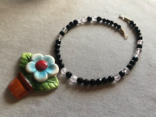 Collana donna pietre usato  Torre Canavese