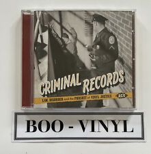 Criminal Records Law Disorder And The Pursuit Of Vinyl Justice Various Artist Cd segunda mano  Embacar hacia Mexico