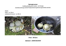 Garten springbrunnen gebraucht kaufen  Bielefeld