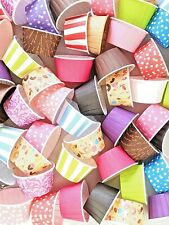 Estojos plissados para cupcake Polkadot folha listrada metálica MEGA ANÚNCIO! comprar usado  Enviando para Brazil