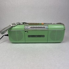 Rádio cassete Sharp QT-50 player rádio AM/FM verde perfeito Stranger Things *LEIA comprar usado  Enviando para Brazil