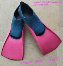 Taucherflossen pink inkl gebraucht kaufen  Kürnach