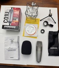 Samson C01U pacote de microfone condensador USB estúdio com suporte de choque software comprar usado  Enviando para Brazil