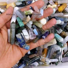 Lote de 50 peças de lápis de pedra preciosa mistura natural seleção aleatória 1-1,5 polegadas aprox comprar usado  Enviando para Brazil