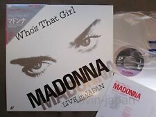 MADONNA Who's That Girl JAPAN Laser Disc LD 08WL-35 w/TRIANGLE OBI+INSERT , usado comprar usado  Enviando para Brazil