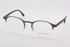 Armações de óculos redondas masculinas Giorgio Armani AR5064 3032 cinza 49mm comprar usado  Enviando para Brazil