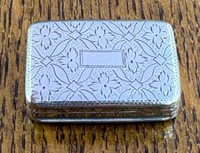 Georgian silver vinaigrette for sale  PAISLEY