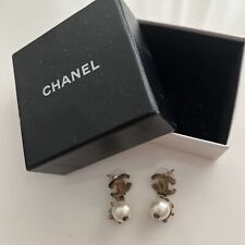 Chanel pearl dangly for sale  LONDON