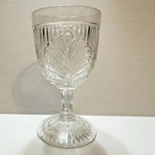 Taça de água antiga da década de 1860 samambaia invertida por Union Glass sílex incolor 6” de altura comprar usado  Enviando para Brazil