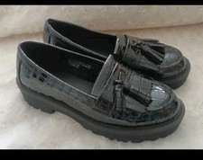 Black loafers croc for sale  ST. LEONARDS-ON-SEA