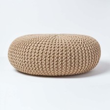 Knitted pouffe footstool for sale  CRADLEY HEATH