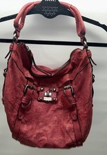 Bolsa Hobo Juicy Couture Couro Genuíno Vermelho Pálido Y2K Original Anos 2000 comprar usado  Enviando para Brazil