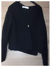 Schwarze kurze strickjacke gebraucht kaufen  Stadtroda