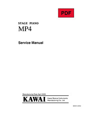 Kawai MP4 Service Manual with Electronic Schematics, usado comprar usado  Enviando para Brazil
