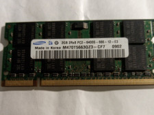 Memória para Notebook 2GB DDR2 PC2-6400S Samsung M470T5663QZ3-CF7 800MHz, usado comprar usado  Enviando para Brazil