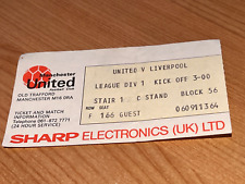 Ticket 1983 manchester for sale  DUNMOW