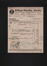 Zeitz rechnung 1935 gebraucht kaufen  Leipzig