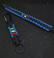 Bracciale paracord portachiavi usato  Veroli