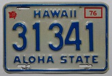 Usa nummernschild hawaii gebraucht kaufen  Bonn