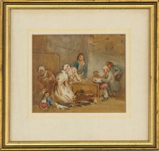 19th century watercolour for sale  BRADFORD-ON-AVON
