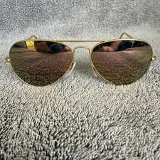 Óculos de sol Ray-Ban aviador RB 3025 ouro brilhante fusível lentes espelhadas piloto comprar usado  Enviando para Brazil