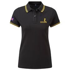 Camisa polo feminina Ska masculina com ponta e logotipo bordado. Mod, Ska, retrô em dois tons comprar usado Camisa polo feminina Ska masculina com ponta e logotipo bordado. Mod, Ska, retrô em dois tons comprar usado  Enviando para Brazil