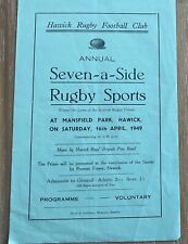 1949 hawick rugby for sale  NOTTINGHAM