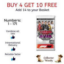 Cartões F1 2025 Topps Turbo Attax Formula 1 - #1 -#171, usado comprar usado  Enviando para Brazil
