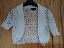 Cream bolero size for sale  WREXHAM