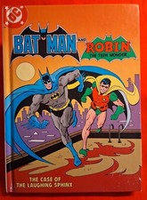 Batman & Robin. Case of the Laughing Sphinx. Livro de capa dura DC com torneira cassete comprar usado  Enviando para Brazil