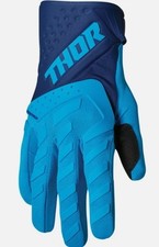 XL Thor Luvas de Bicicleta Suja Espectro Adulto Motocross ATV Off Road MX - Tamanho XL Azul, usado comprar usado  Enviando para Brazil