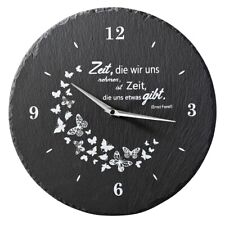 Wanduhr schiefer schmetterling gebraucht kaufen  Sondershausen