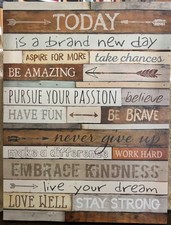 Rustic inspirational canvas for sale  Mabank