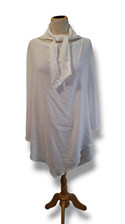 Damen weißer poncho gebraucht kaufen  Haiger