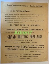 Affiche pcf parti d'occasion  Pont-Saint-Martin